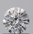 0.52 Carat Round E VVS2 EX GIA Natural Diamond