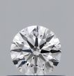 0.40 Carat Round F SI2 EX IGI Natural Diamond