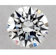 0.46 Carat Round E VVS1 EX GIA Natural Diamond