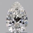 0.80 Carat Pear F VVS2 - VG GIA Natural Diamond