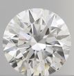 0.40 Carat Round F VS2 EX GIA Natural Diamond