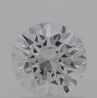 0.70 Carat Round F VVS1 EX GIA Natural Diamond