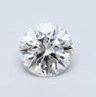 0.56 Carat Round H VS2 EX GIA Natural Diamond