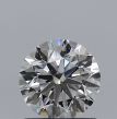 0.80 Carat Round F SI1 EX VG GIA Natural Diamond