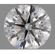 0.56 Carat Round E VVS2 EX GIA Natural Diamond