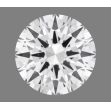 0.50 Carat Round E SI1 EX GIA Natural Diamond