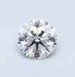 0.5 Carat Round F SI1 VG EX GIA Natural Diamond