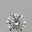 0.56 Carat Round E VVS2 EX GIA Natural Diamond