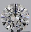 0.50 Carat Round H VVS2 EX VG GIA Natural Diamond