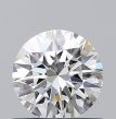 0.5 Carat Round E VS1 EX GIA Natural Diamond