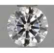 0.35 Carat Round F VVS1 EX IGI Natural Diamond