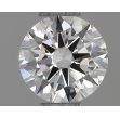 0.35 Carat Round F VVS1 EX VG GIA Natural Diamond