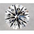 0.56 Carat Round E VVS1 EX GIA Natural Diamond