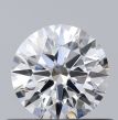 0.54 Carat Round E VS1 EX GIA Natural Diamond