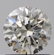 0.80 Carat Round K VS2 G EX VG GIA Natural Diamond