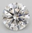 0.72 Carat Round H VVS1 EX GIA Natural Diamond