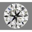 1.00 Carat Round J VS1 GD EX GIA Natural Diamond