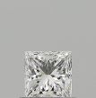 0.56 Carat Princess F VVS2 - EX VG GIA Natural Diamond