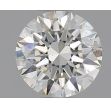 0.56 Carat Round H SI1 EX IGI Natural Diamond