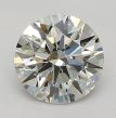 0.45 Carat Round H VVS1 EX GIA Natural Diamond