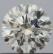 0.53 Carat Round F VVS2 EX GIA Natural Diamond