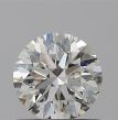 0.60 Carat Round H VVS2 EX GIA Natural Diamond