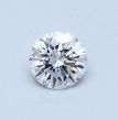 0.37 Carat Round E SI1 EX GIA Natural Diamond