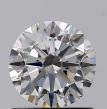 0.80 Carat Round F VS2 VG GIA Natural Diamond