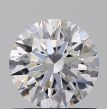 0.71 Carat Round D VS2 EX GIA Natural Diamond