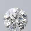 0.55 Carat Round H SI1 EX GIA Natural Diamond