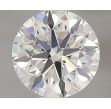 0.54 Carat Round H SI1 EX GIA Natural Diamond