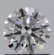 0.70 Carat Round F VVS2 EX GIA Natural Diamond