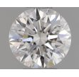 0.35 Carat Round F VVS1 EX IGI Natural Diamond