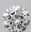 0.54 Carat Round H VS1 EX GIA Natural Diamond