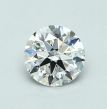 0.8 Carat Round E VVS1 EX GIA Natural Diamond