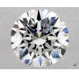 0.40 Carat Round F SI2 EX GIA Natural Diamond