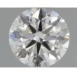 0.35 Carat Round F SI1 EX GIA Natural Diamond