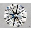 0.40 Carat Round H SI2 VG EX GIA Natural Diamond