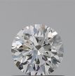 0.50 Carat Round E VS2 EX GIA Natural Diamond