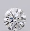 0.21 Carat Round F VVS2 EX GIA Natural Diamond