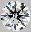 0.6 Carat Round H VVS1 EX GIA Natural Diamond