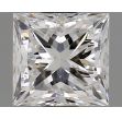 0.70 Carat Princess F VS1 - VG GD GIA Natural Diamond