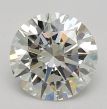 0.54 Carat Round H VVS2 EX GIA Natural Diamond