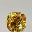 2.22 Carat Cushion Brilliant Fancy Brownish Yellow VS2 - GD VG GIA Natural Diamond