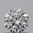 0.56 Carat Round E VS1 EX GIA Natural Diamond