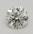 0.32 Carat Round I VVS2 EX GIA Natural Diamond