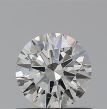 0.50 Carat Round F SI1 EX GIA Natural Diamond