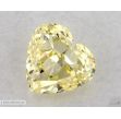 0.5 Carat Heart Fancy Yellow SI1 - EX GD GIA Natural Diamond