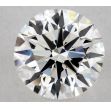 0.5 Carat Round H VVS1 EX VG GIA Natural Diamond