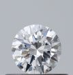 0.3 Carat Round E VVS2 VG EX GIA Natural Diamond